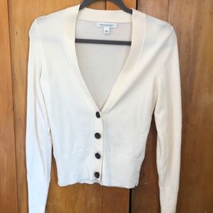 Banana Republic Ivory Cardigan